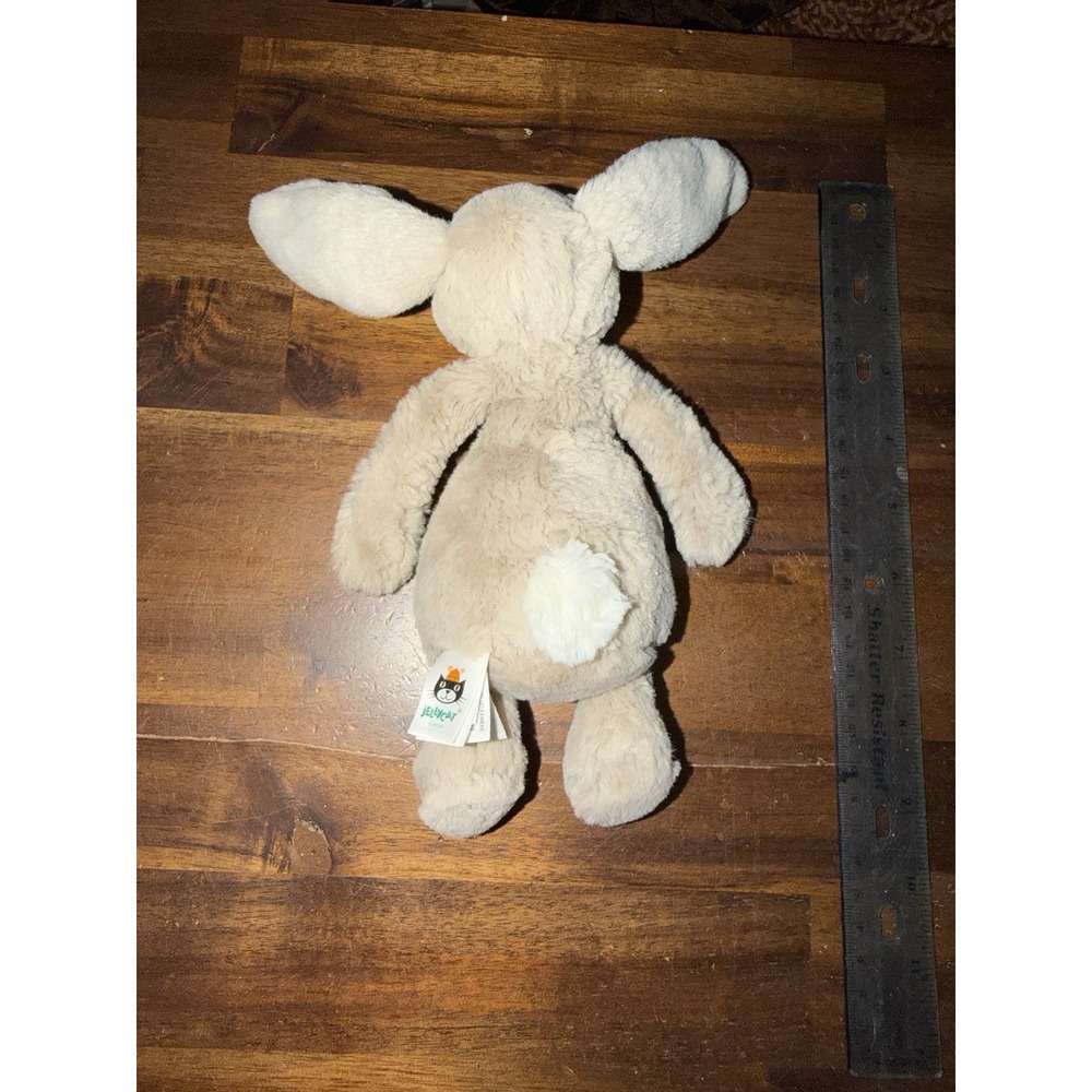 Jellycat Bashful Tan Bunny Plush Small Mini London Stuffed Toy Animal 8" Easter - Picture 2 of 4